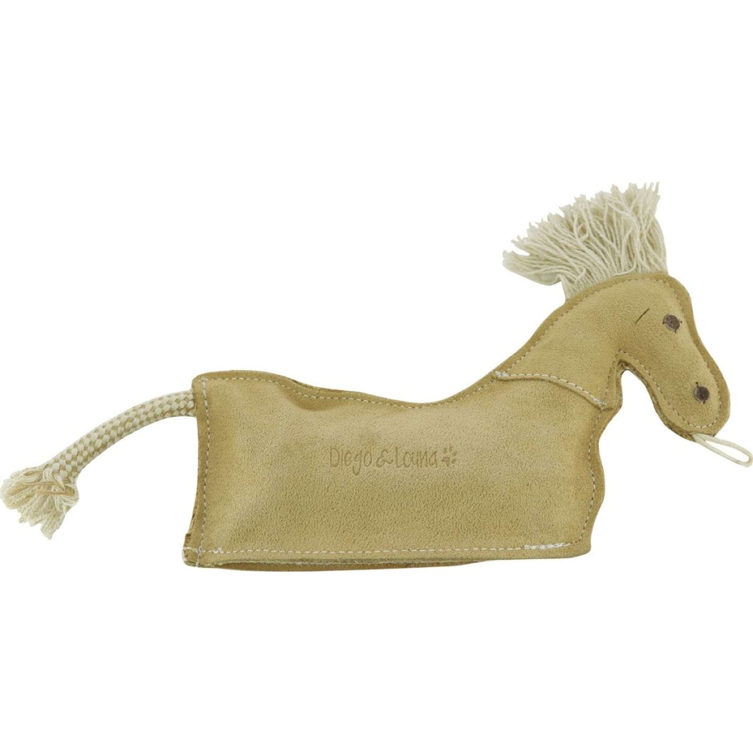 Diego & Louna Jouet Cheval en Cuir Nature Diego & Louna Jouet Cheval en Cuir Nature