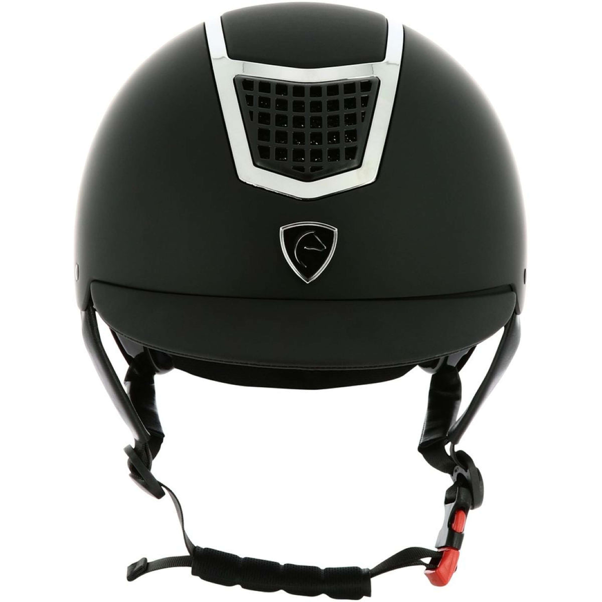 EQUITHÈME Bombe Airy Argent/Noir