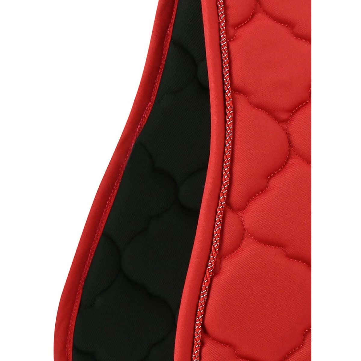 Riding World Tapis de Selle Rope Rouge