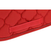 Riding World Tapis de Selle Rope Rouge