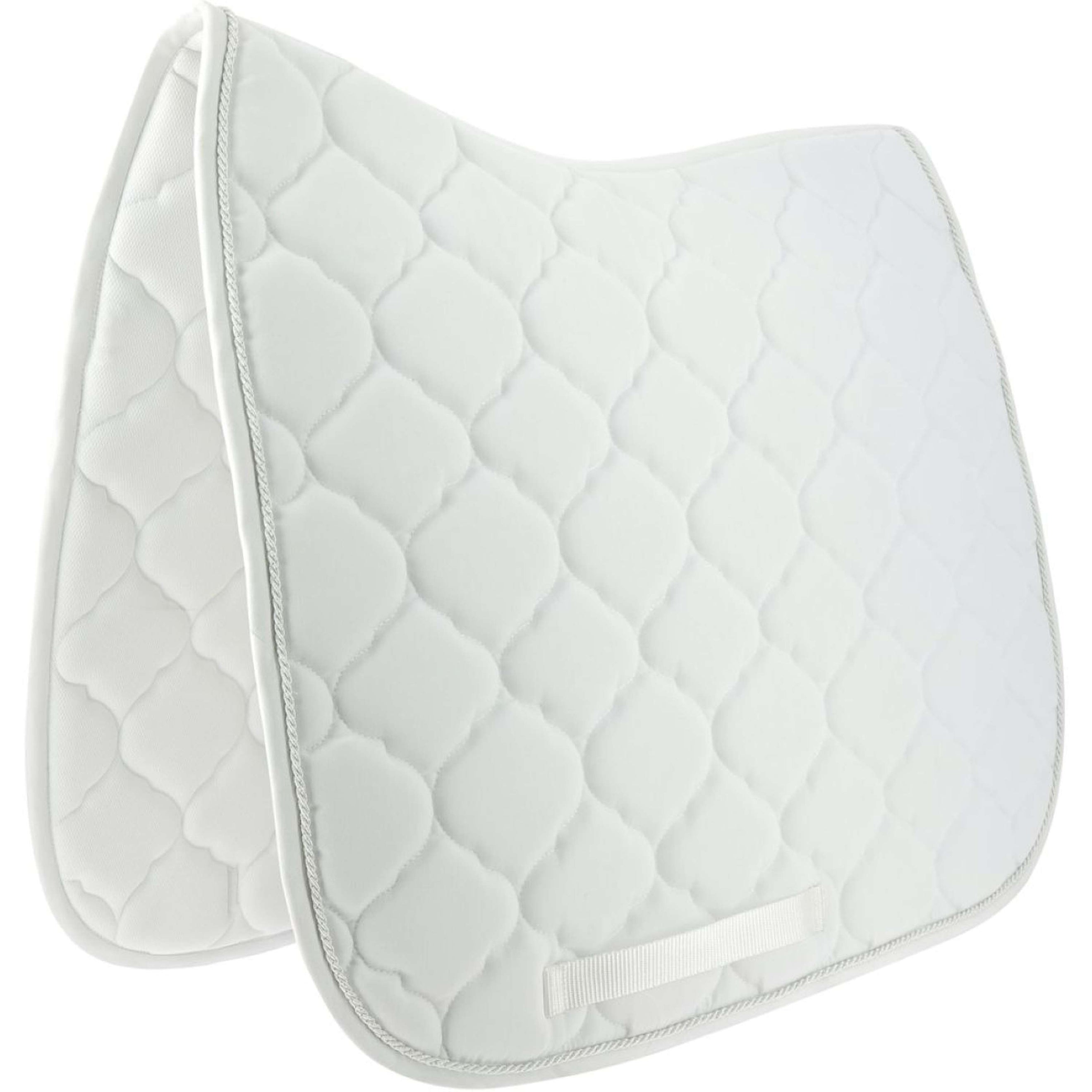 Riding World Tapis de Selle Rope Dressage Blanc