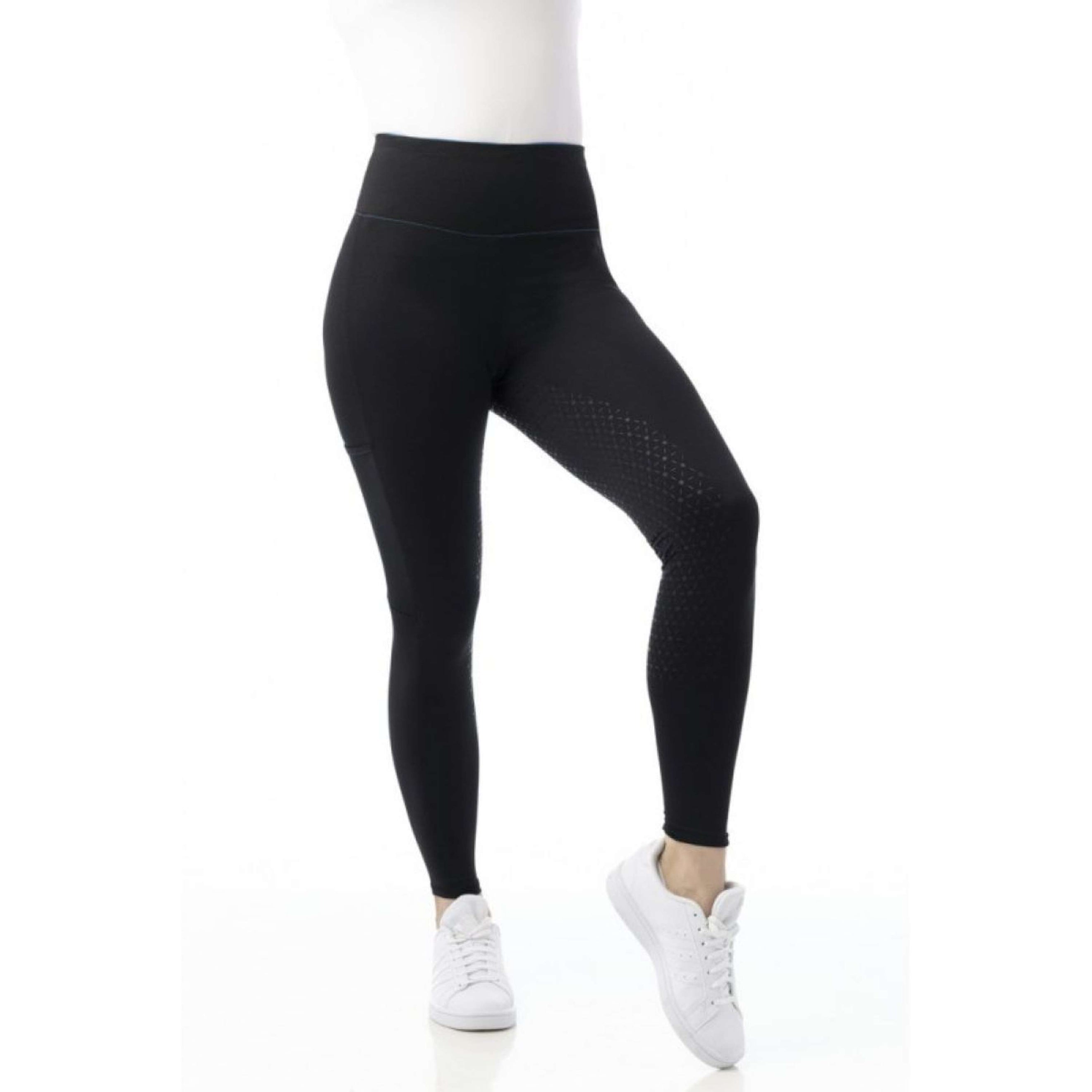 EQUITHÈME Legging d'Équitation Lyly Pull-On Noir EQUITHÈME Legging d'Équitation Lyly Pull-On Noir
