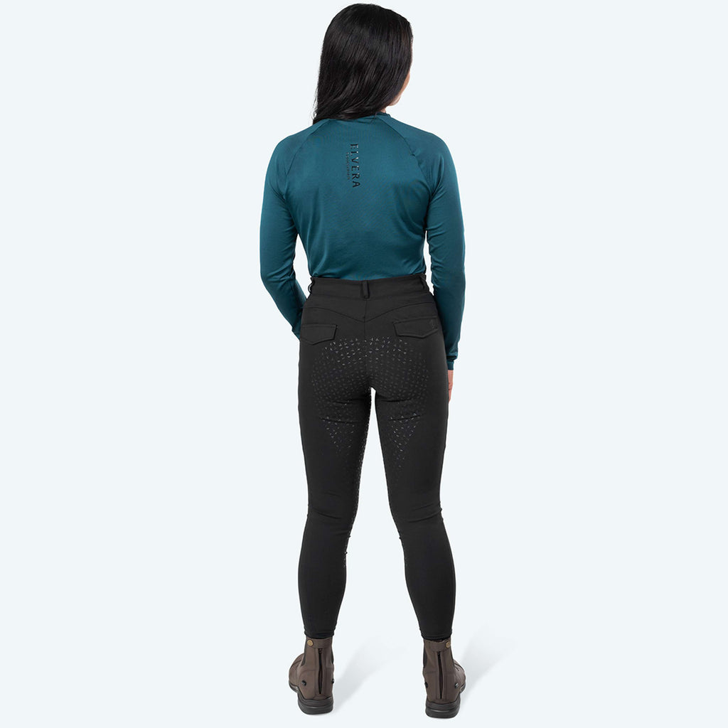 Elvera Equestrian Legging d'Équitation Motion Solid Black
