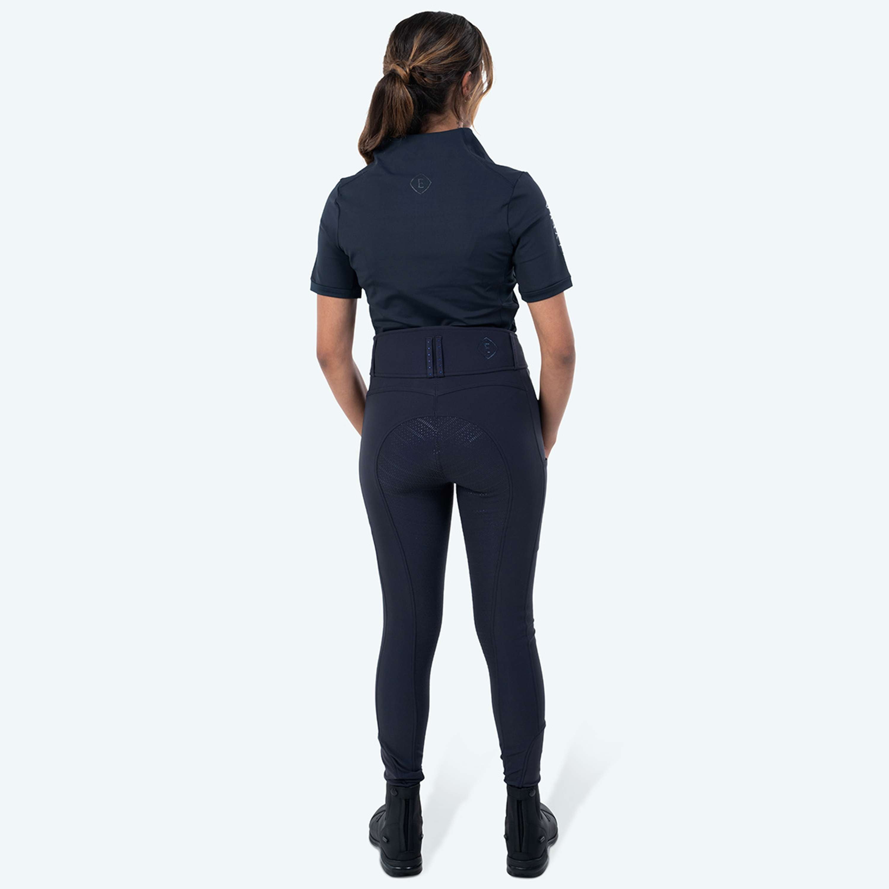 Elvera Equestrian Pantalon d'Équitation Performance Bling Kings Navy