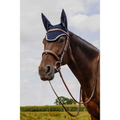 EQUITHÈME Bonnet Anti-Mouches Je Taime Mirror Bleu
