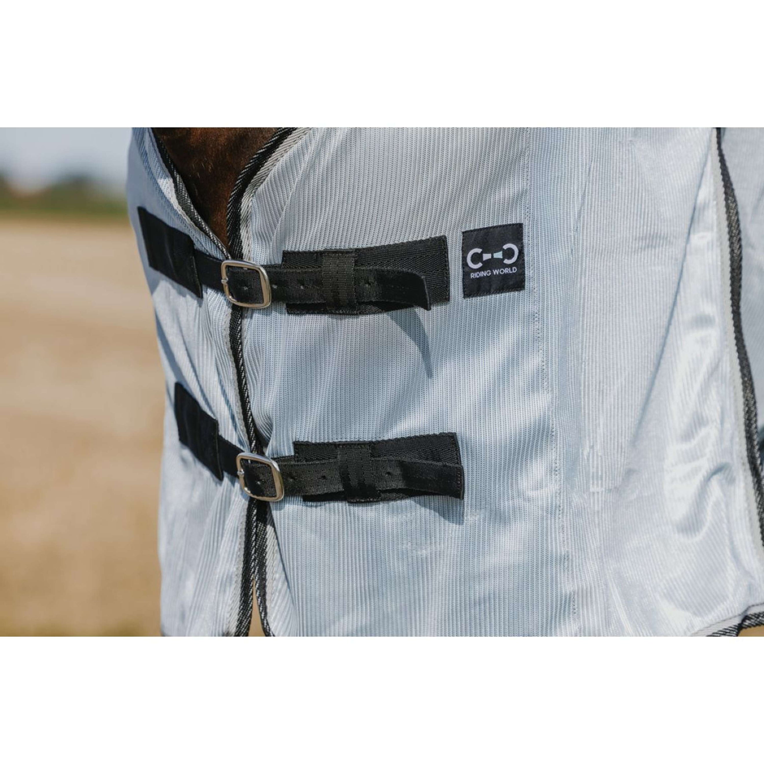 Riding World Couverture Anti-Mouches Belly Mesh Gris Riding World Couverture Anti-Mouches Belly Mesh Gris
