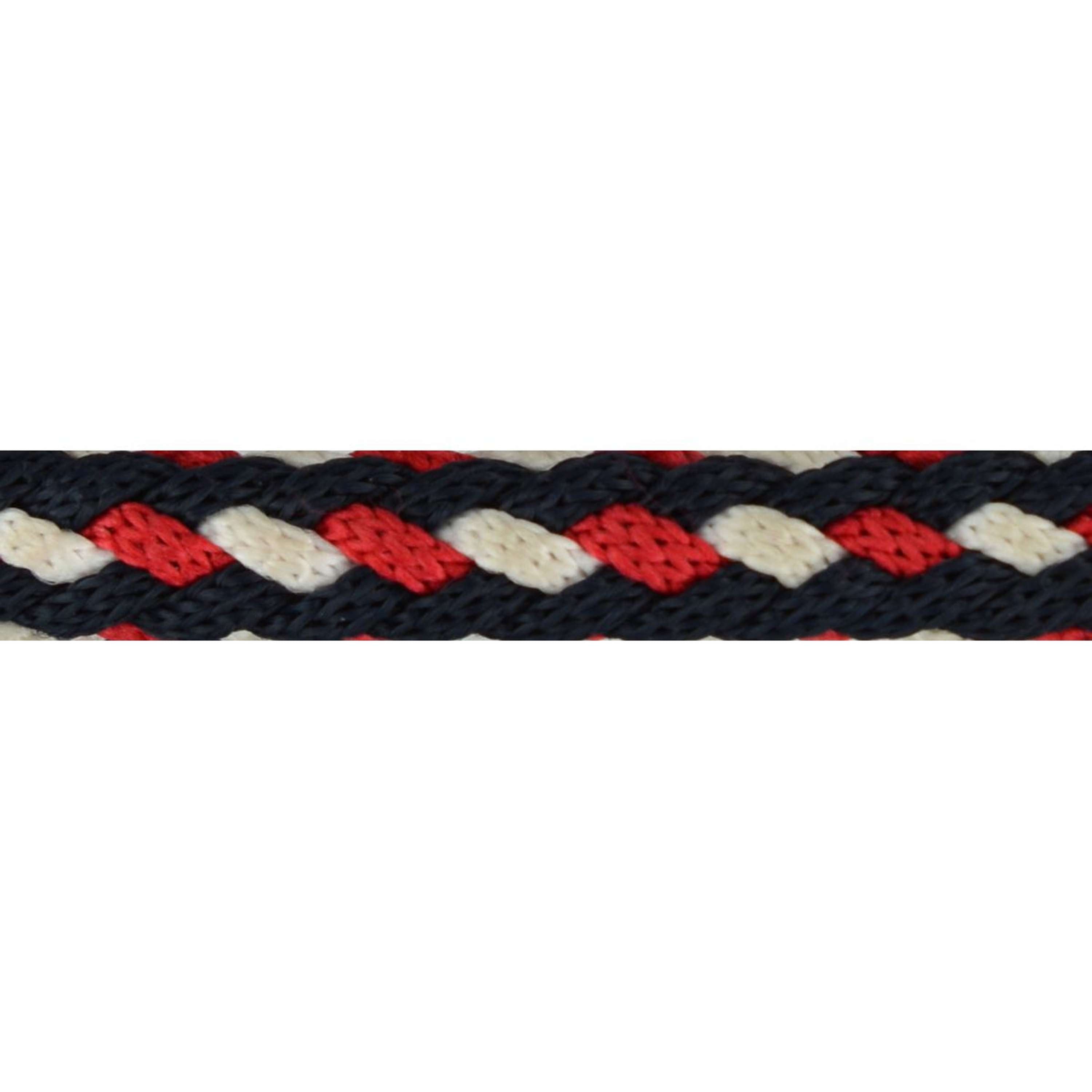 Norton Corde pour Licol Tricolore Marine/Rouge/Blanc