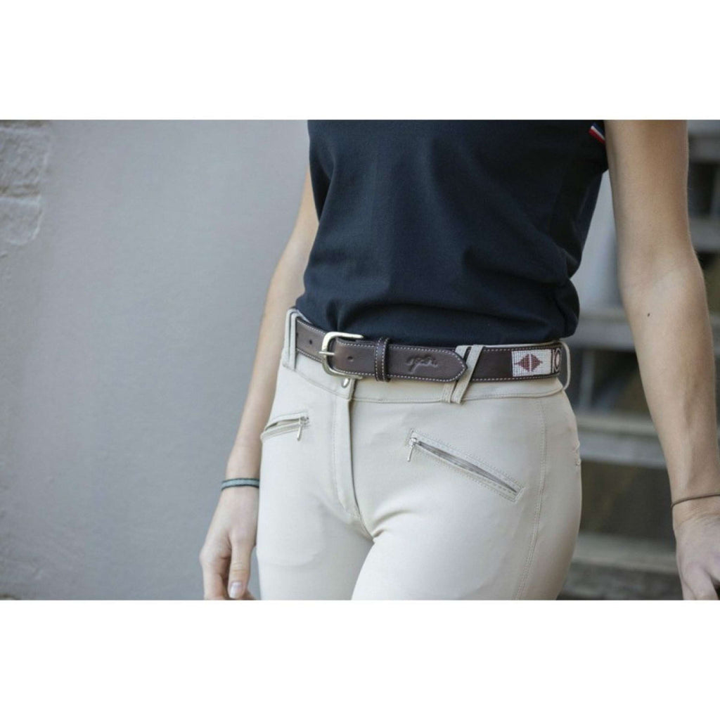 Pénélope Ceinture Pearl Havane/Rose