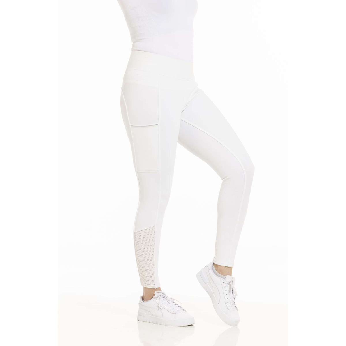 EQUITHÈME Legging d'Équitation Brigitte Blanc