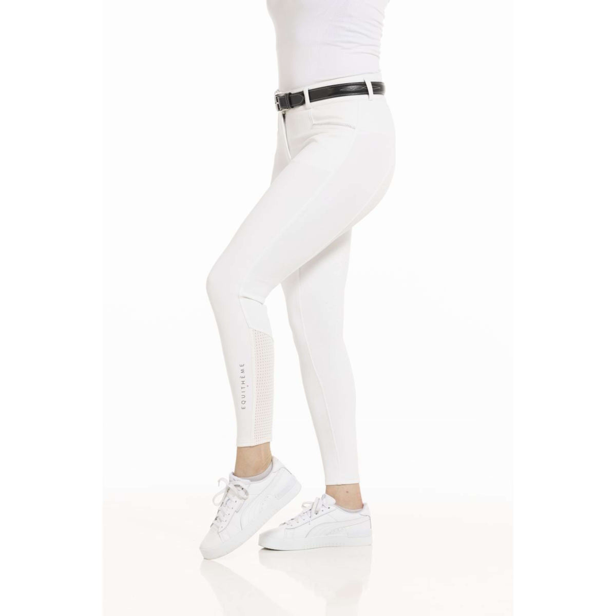 EQUITHÈME Pantalon d'Équitation Claudine Blanc