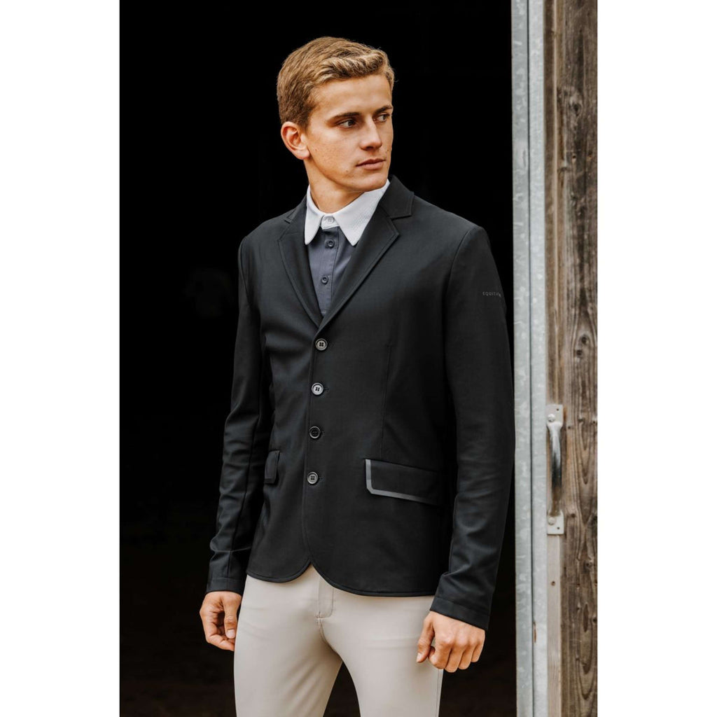 EQUITHÈME Petite Veste de Concours Budapest Hommes Noir