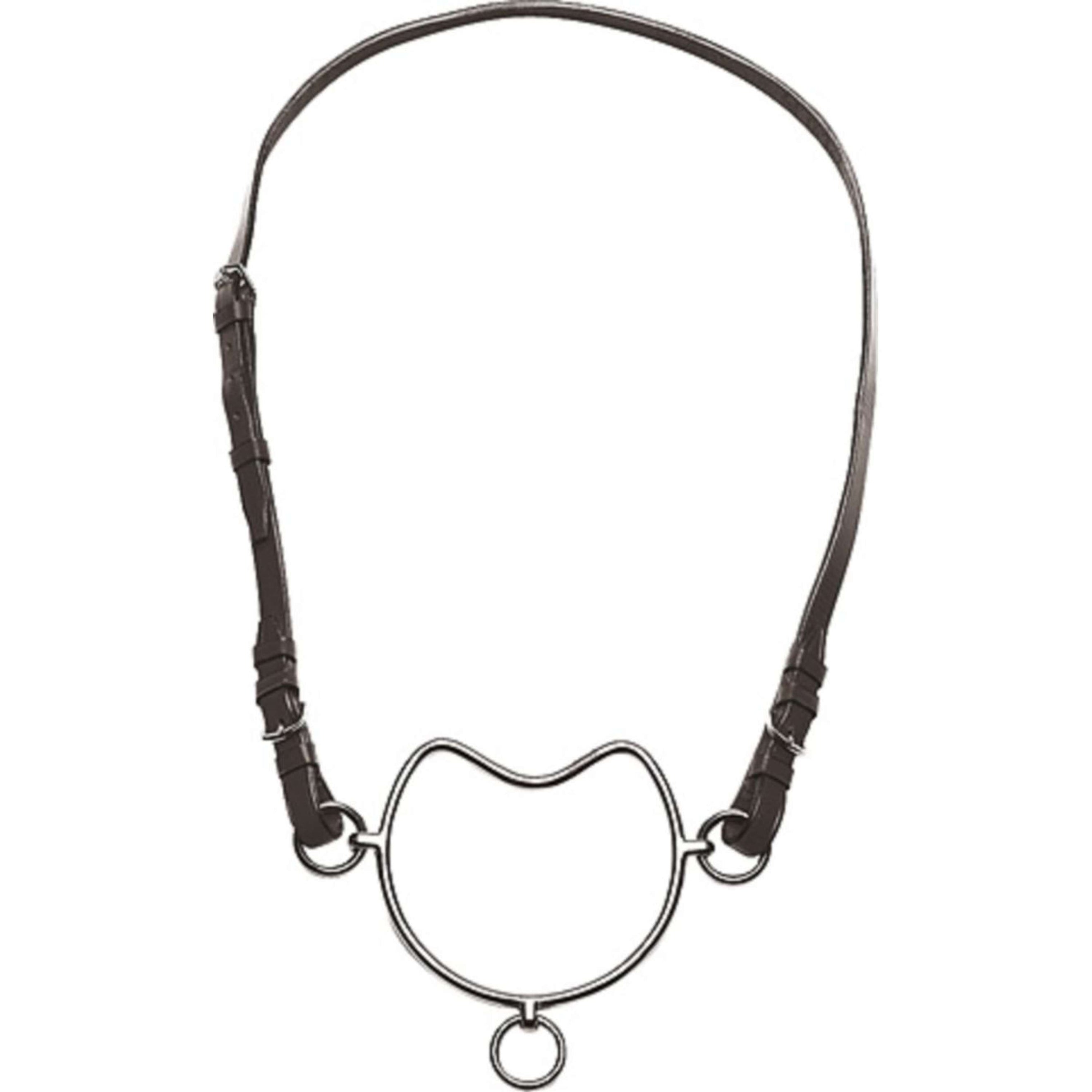 Excelsior Lanière de Muserolle pour Mors Étalon Noir Excelsior Lanière de Muserolle pour Mors Étalon Noir