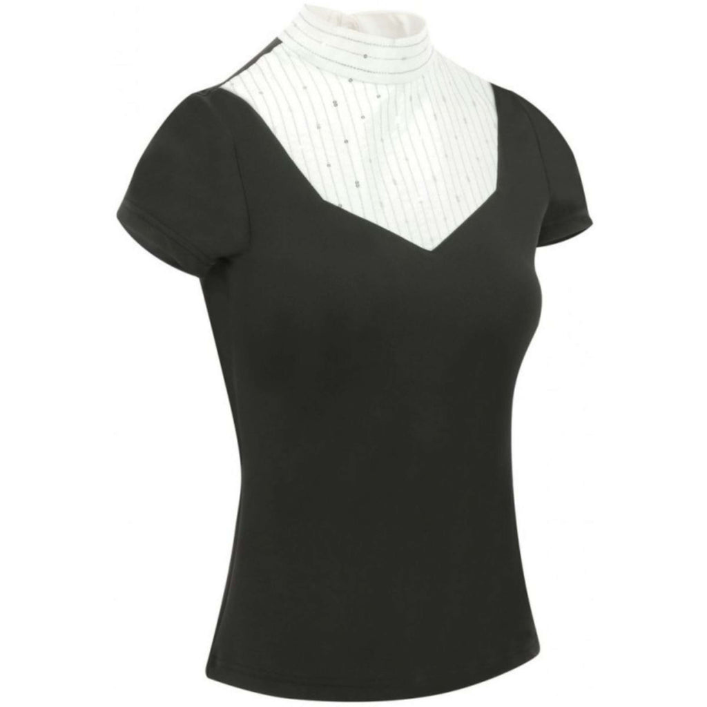 EQUITHÈME T-shirt de Concours Lerma Femme Noir