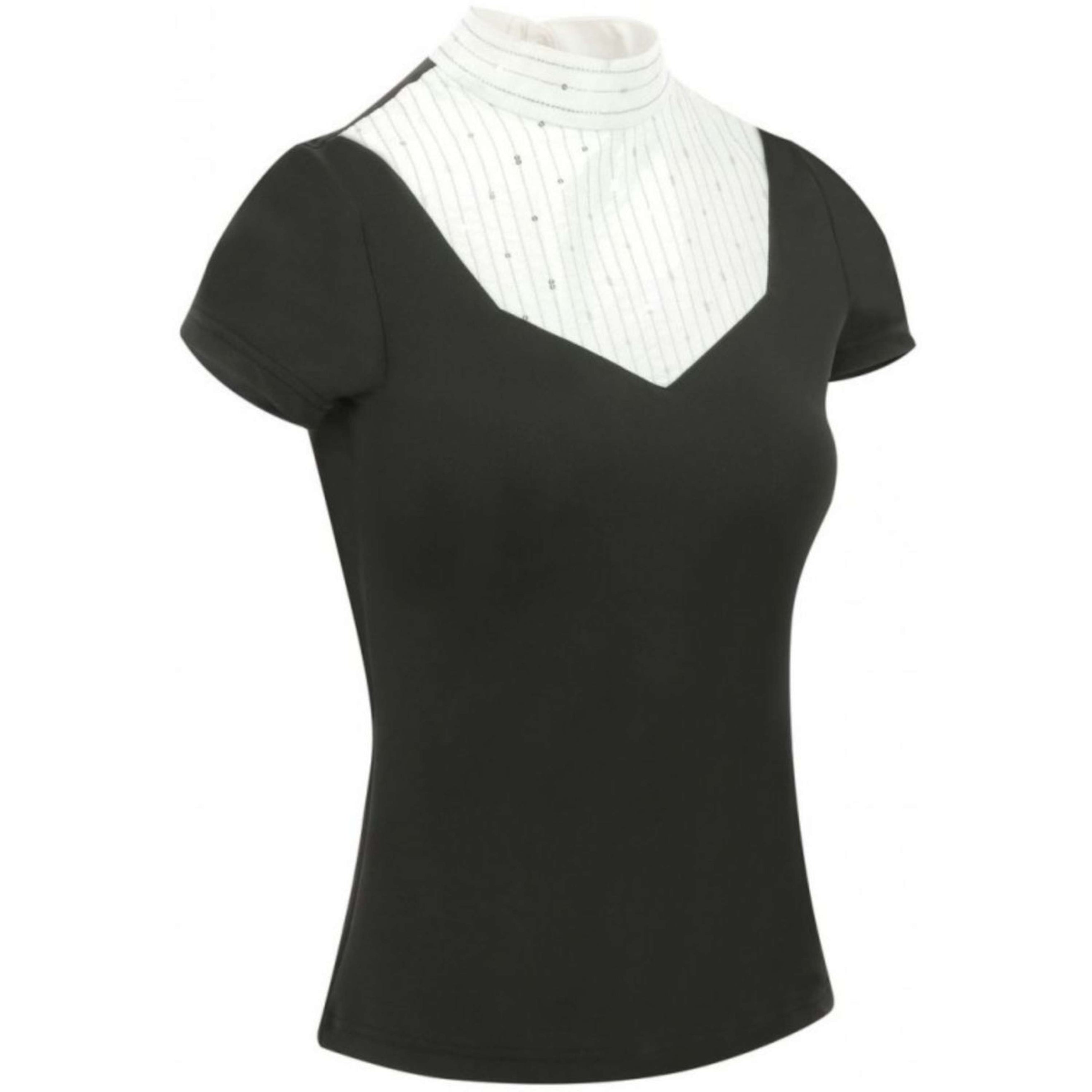 EQUITHÈME T-shirt de Concours Lerma Femme Noir