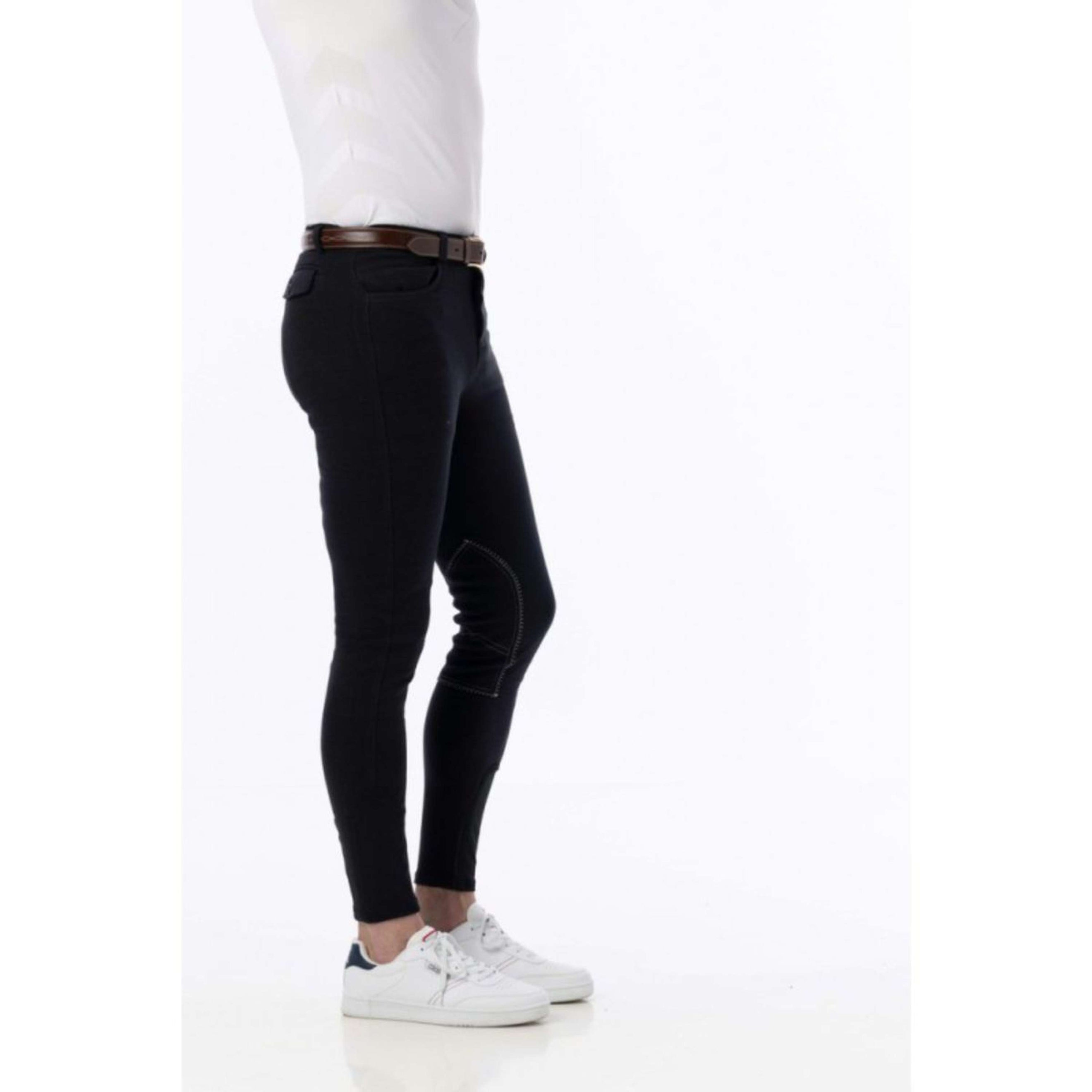 Riding World Pantalon d'Équitation Lecaire Hommes Noir Riding World Pantalon d'Équitation Lecaire Hommes Noir
