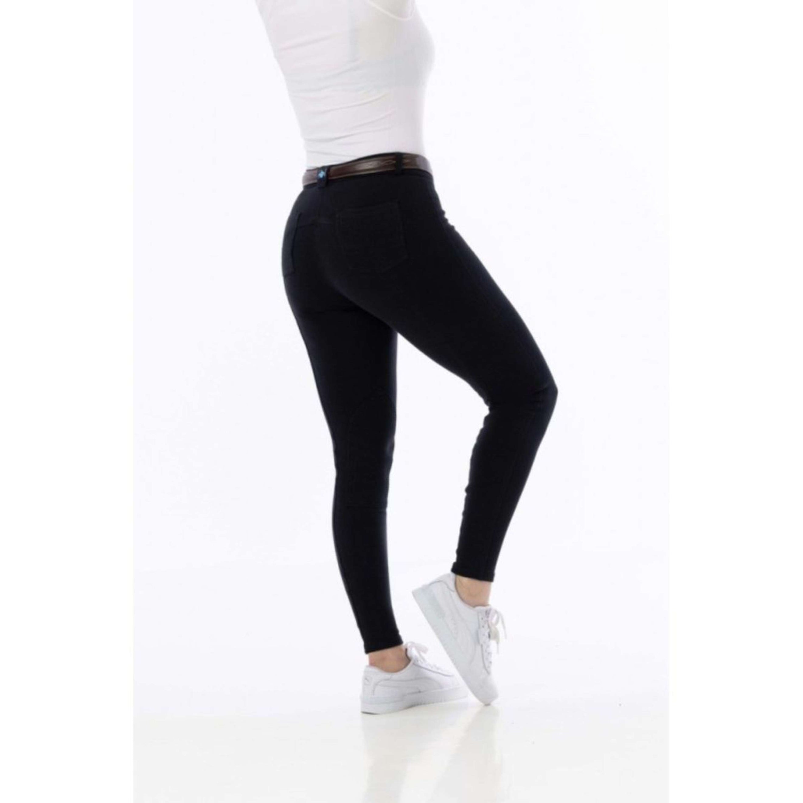 Riding World Pantalon d'Équitation Memphis Femme Noir Riding World Pantalon d'Équitation Memphis Femme Noir