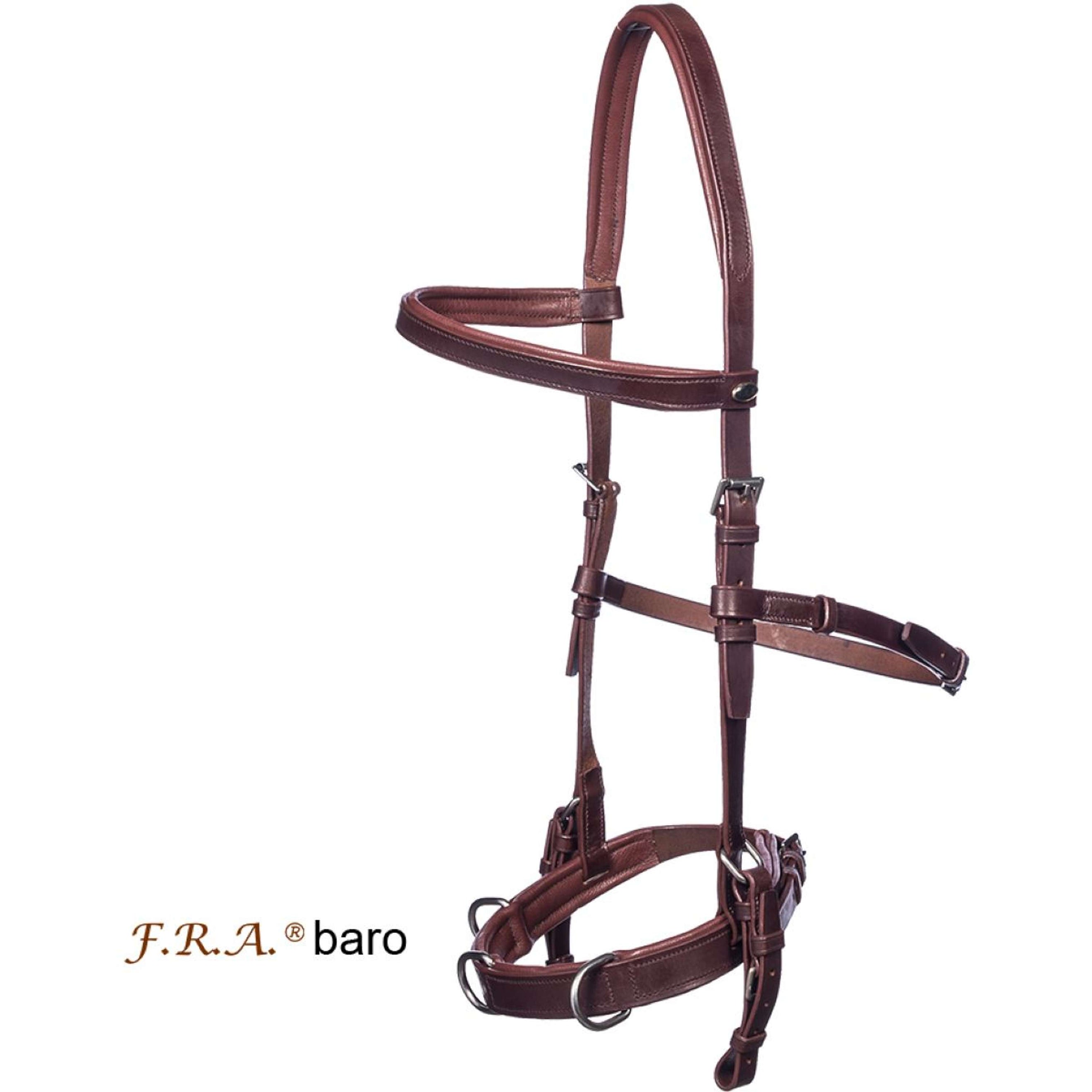 F.R.A. Bridon Caveçon Baro Cuir Mocca F.R.A. Bridon Caveçon Baro Cuir Mocca
