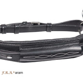 F.R.A. Hackamore Aram Cuir avec Branches Noir