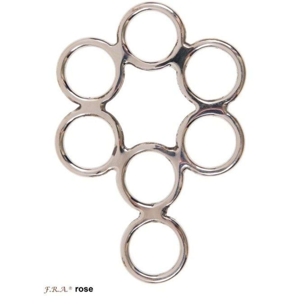 F.R.A. Hackamore Set Rose Jeu RVS