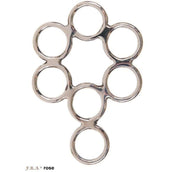 F.R.A. Hackamore Set Rose Jeu RVS