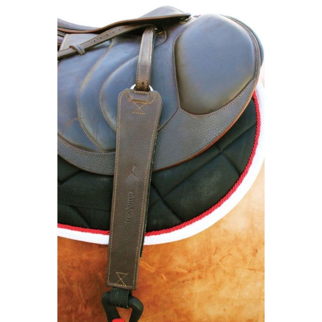 Freejump Étrivières Progrip Cuir Marron