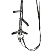 Harry's Horse Bridon Caveçon Cuir Noir