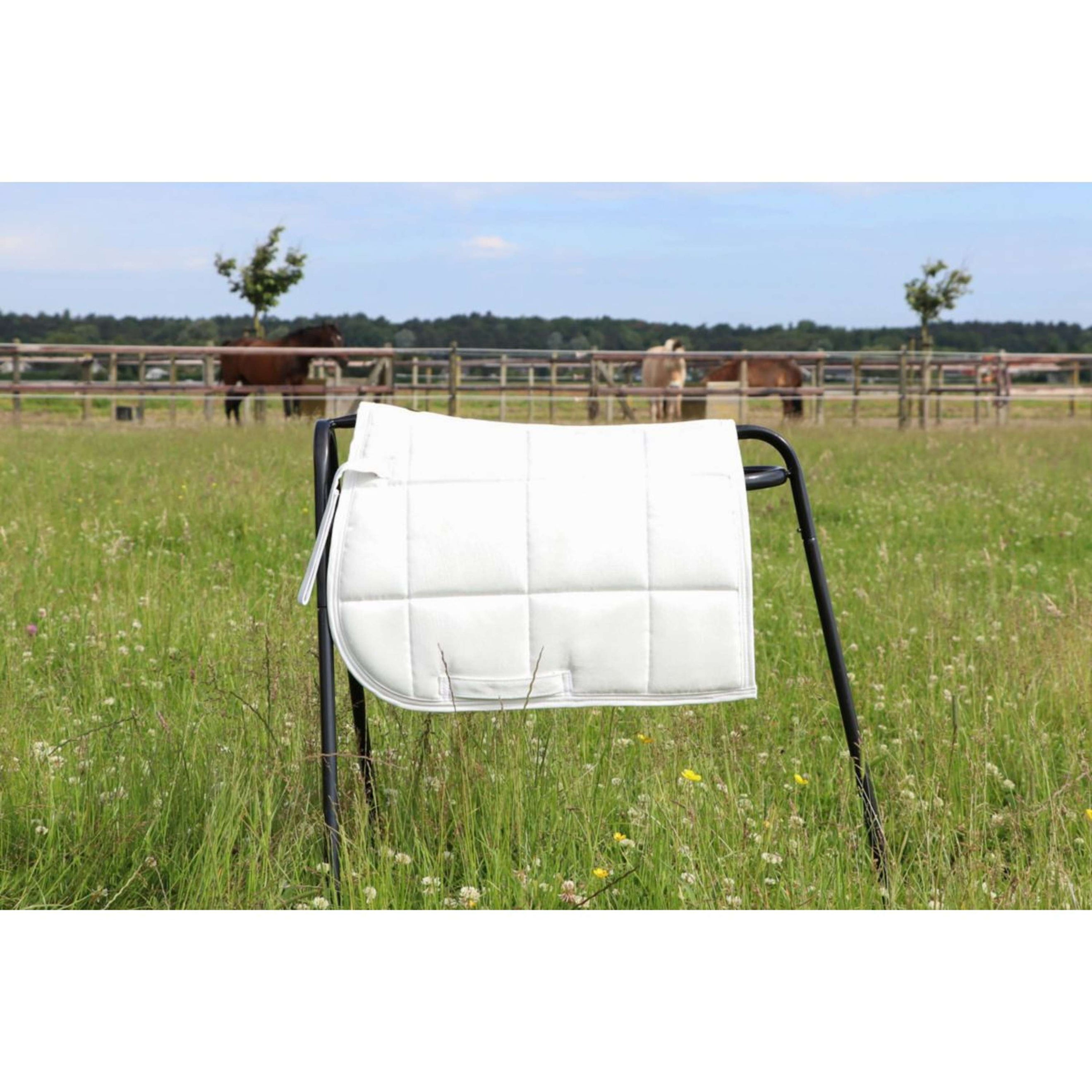 HB Tapis de Selle Shetland Blanc