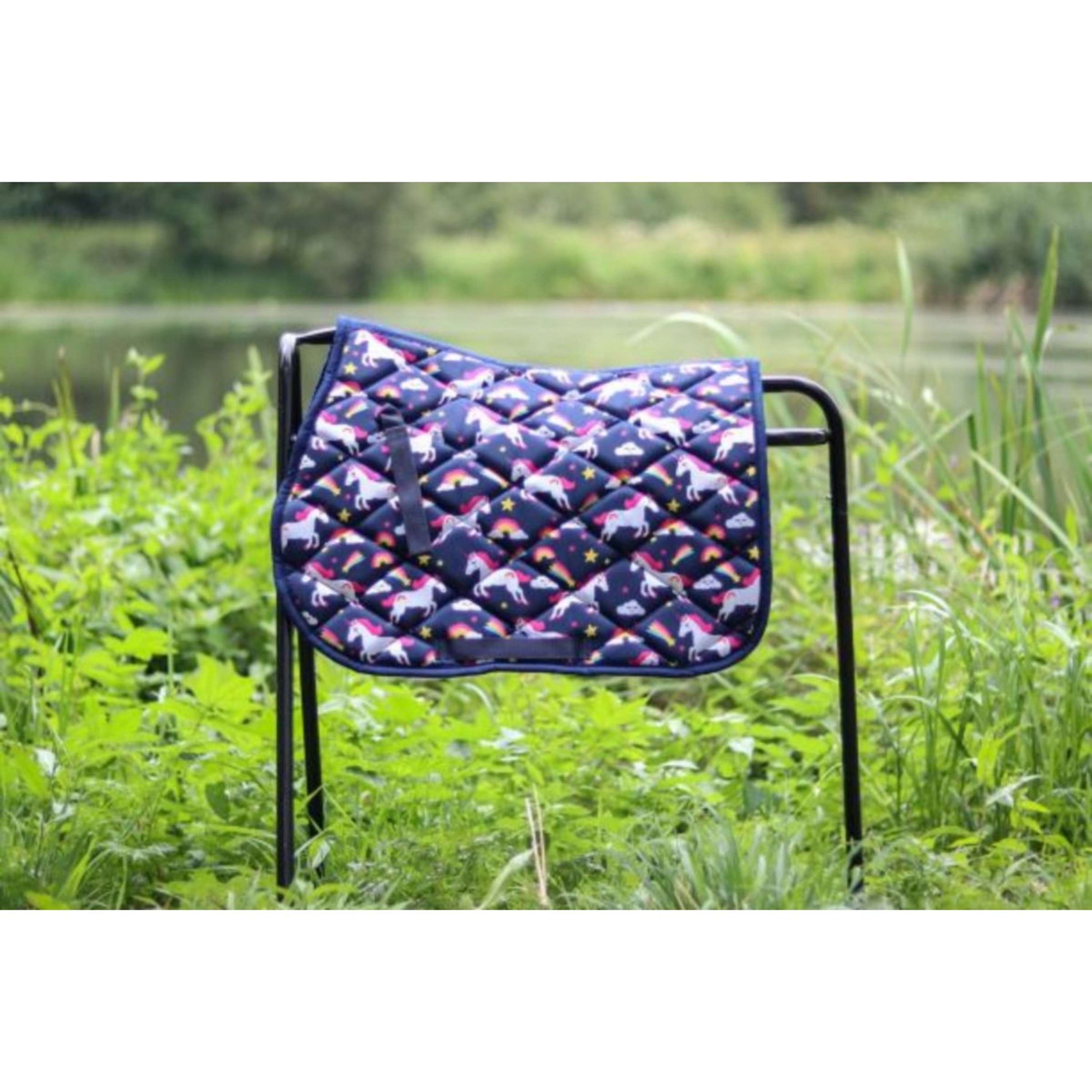 HB Tapis de Selle Unicorn Shetland Marin HB Tapis de Selle Unicorn Shetland Marin