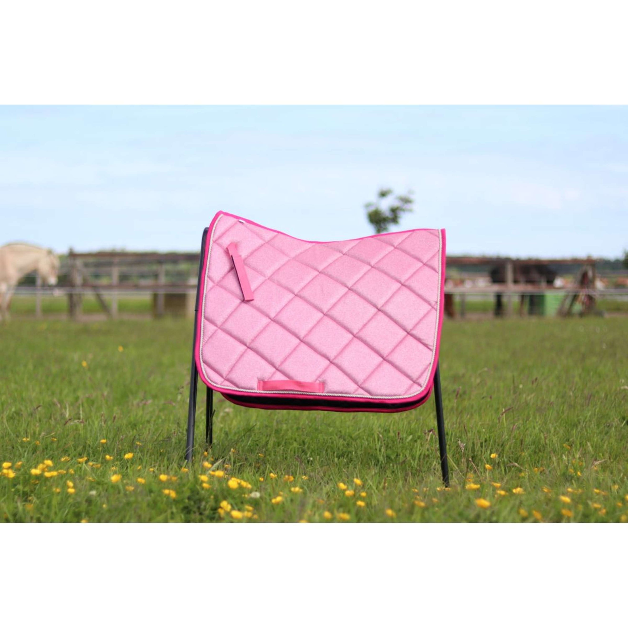 HB Tapis de Selle Sparkling Glitter Sauter Rose HB Tapis de Selle Sparkling Glitter Sauter Rose