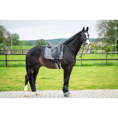 HB Tapis de Selle Zebra Dressage Noir/Blanc
