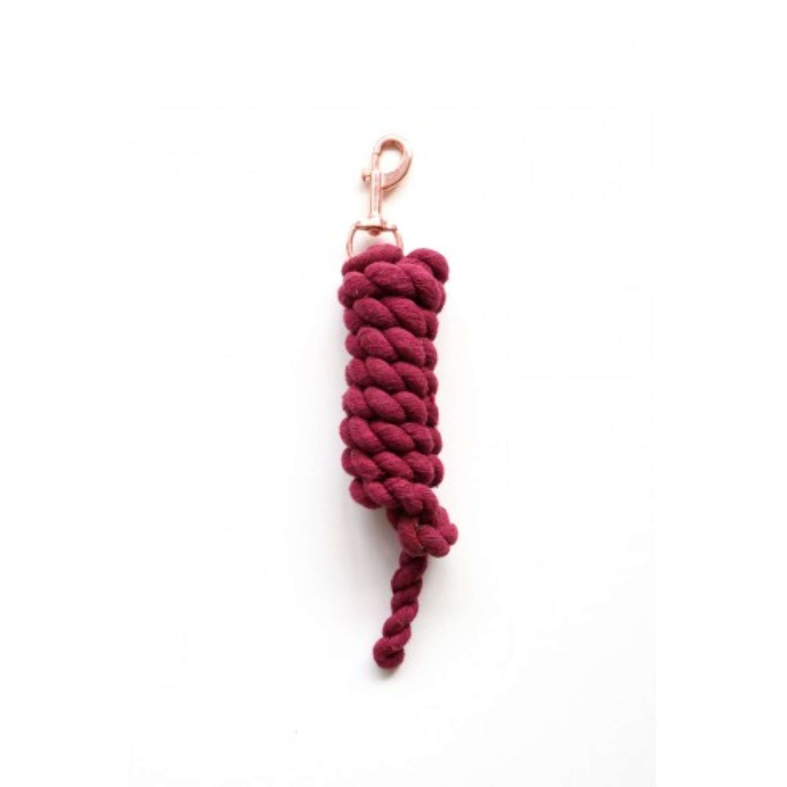 HB Corde pour Licol Rose Gold Musketon Bordeaux HB Corde pour Licol Rose Gold Musketon Bordeaux
