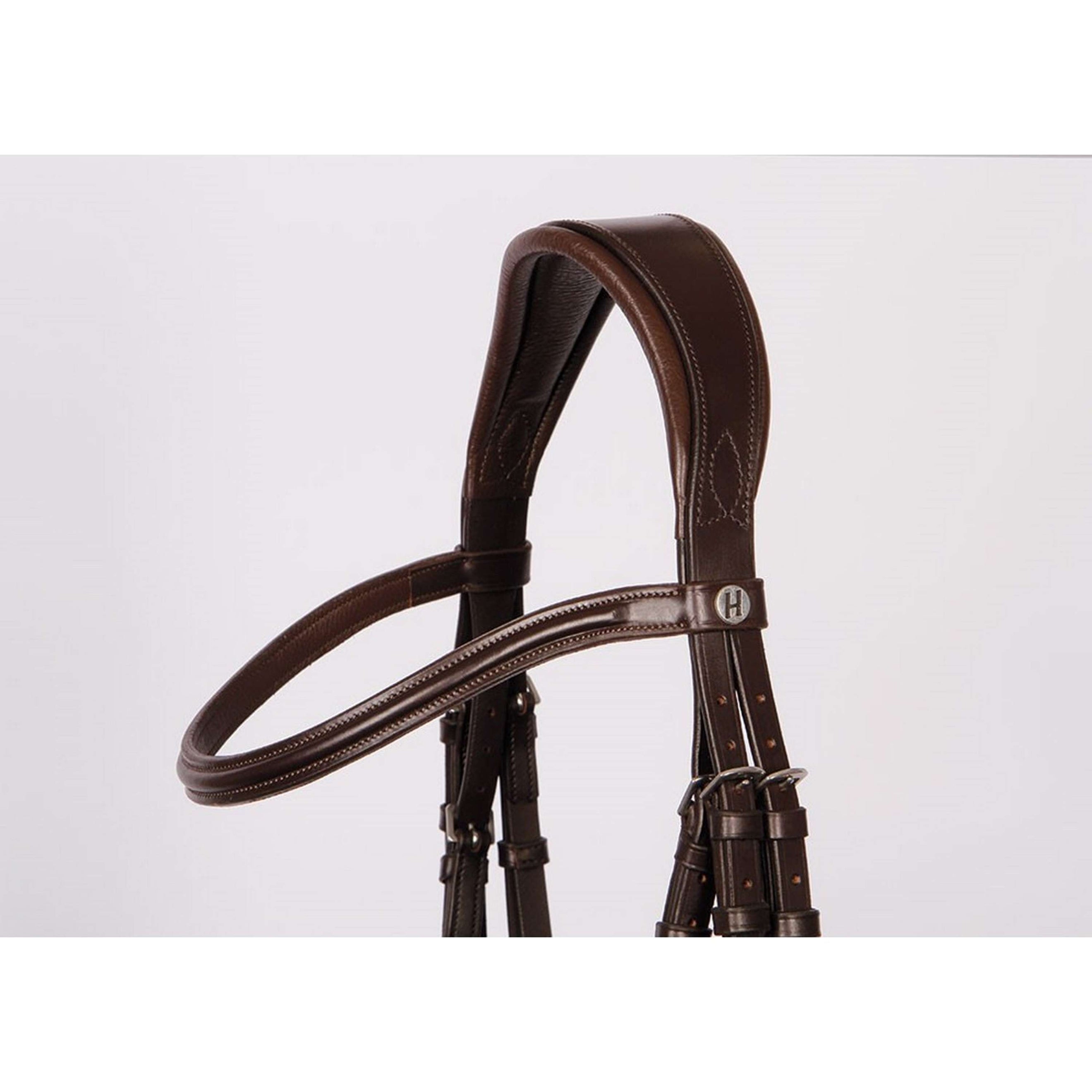 Harry's Horse Bride Release avec Muserolle Bridon Marron Harry's Horse Bride Release avec Muserolle Bridon Marron