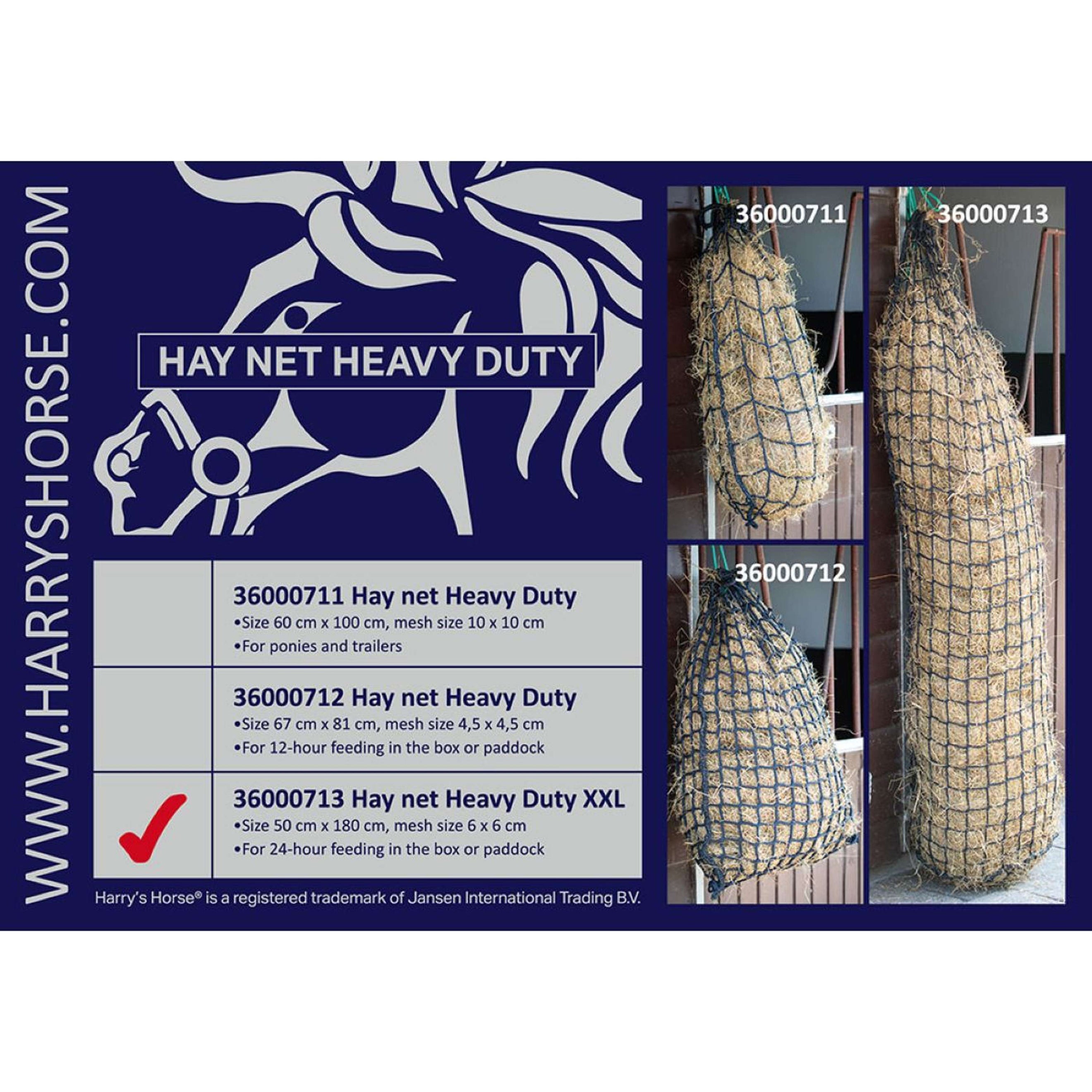 Harry's Horse Filet à Foin Heavy duty Marin Harry's Horse Filet à Foin Heavy duty Marin