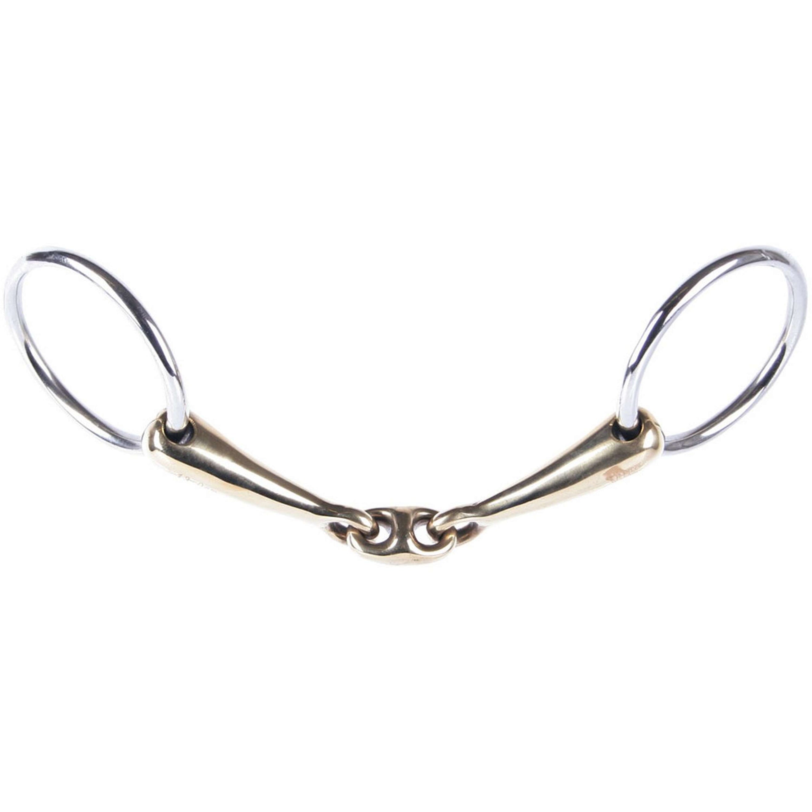 Harry's Horse Mors de Filet Gold Brass Ovale Lien 16mm Harry's Horse Mors de Filet Gold Brass Ovale Lien 16mm