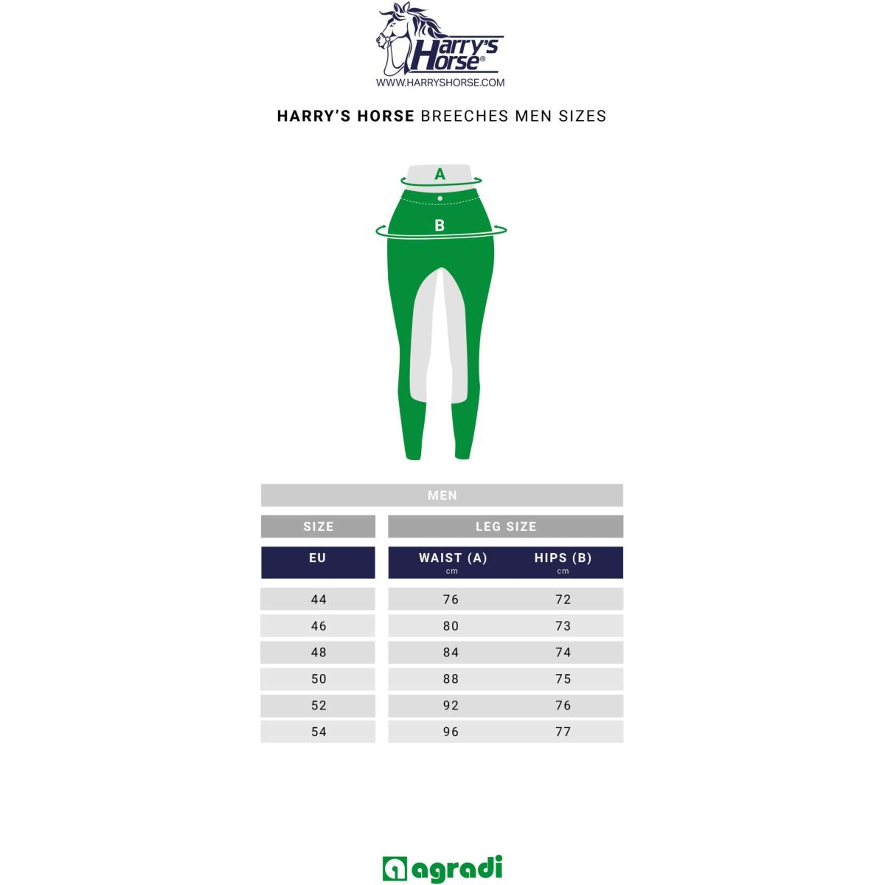 Harry's Horse Pantalon d'Équitation Liciano Hommes Full Grip Marin
