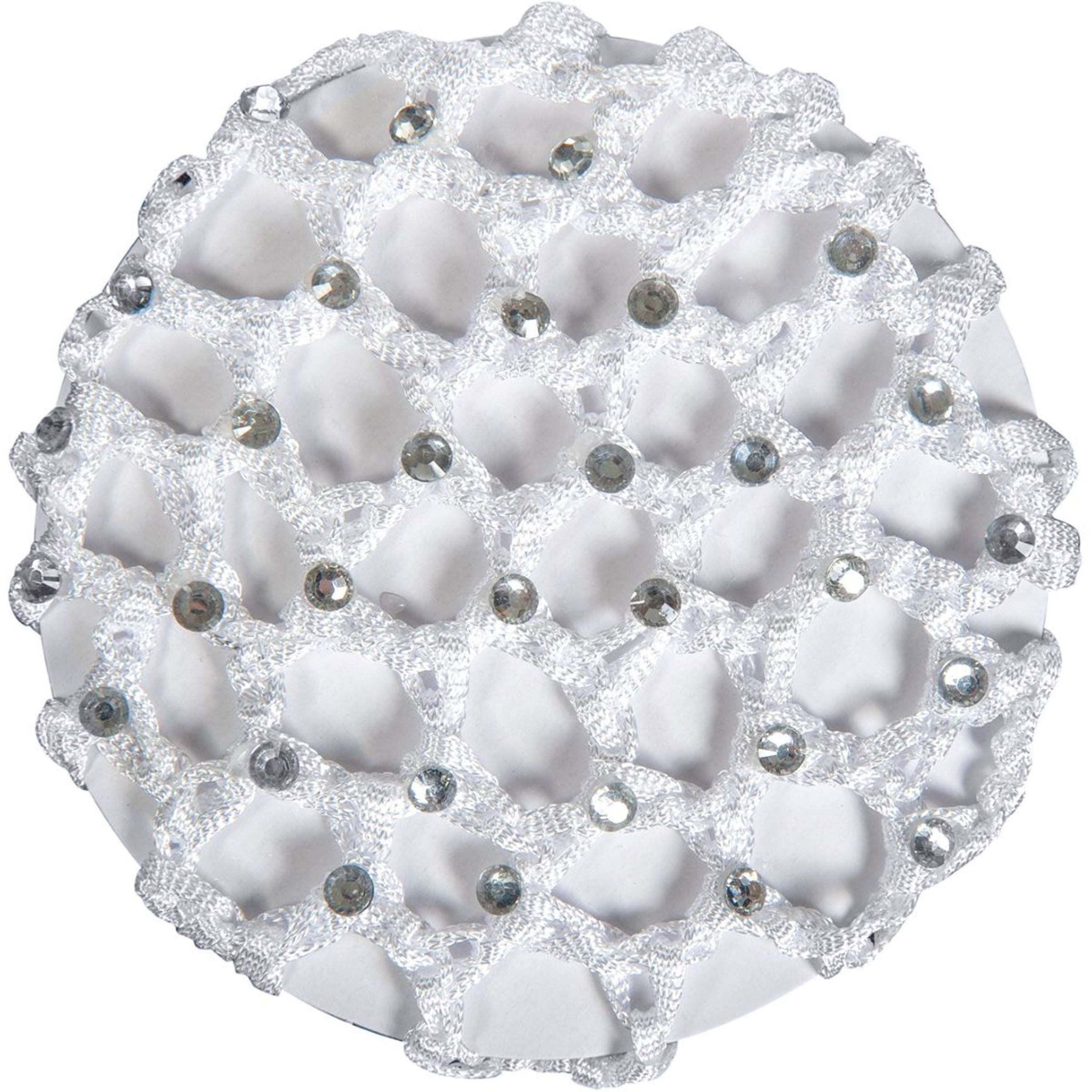 HKM Filet à Cheveux avec Strass Blanc HKM Filet à Cheveux avec Strass Blanc
