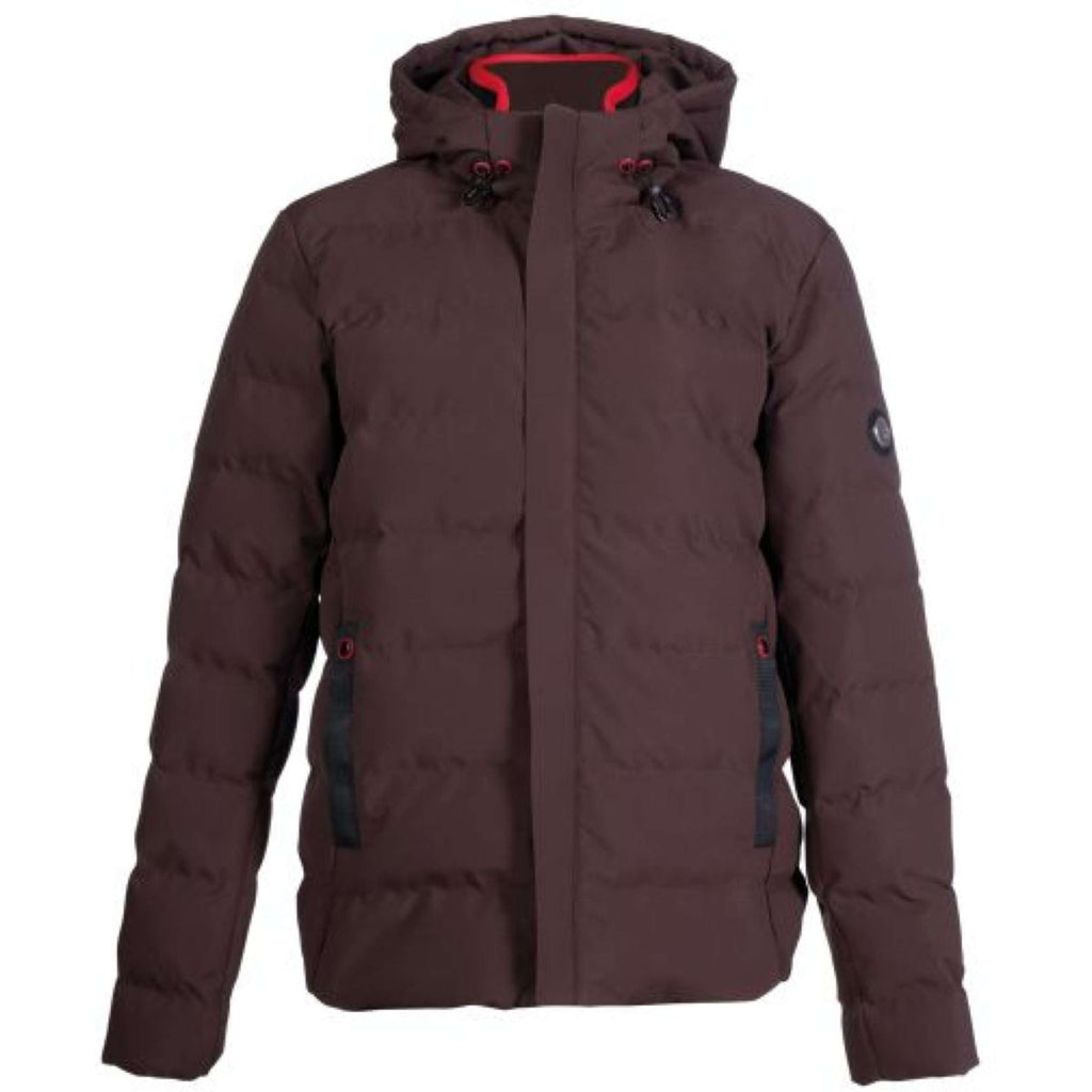 HKM Veste Hamburg Messieurs Matelassé Marron foncé