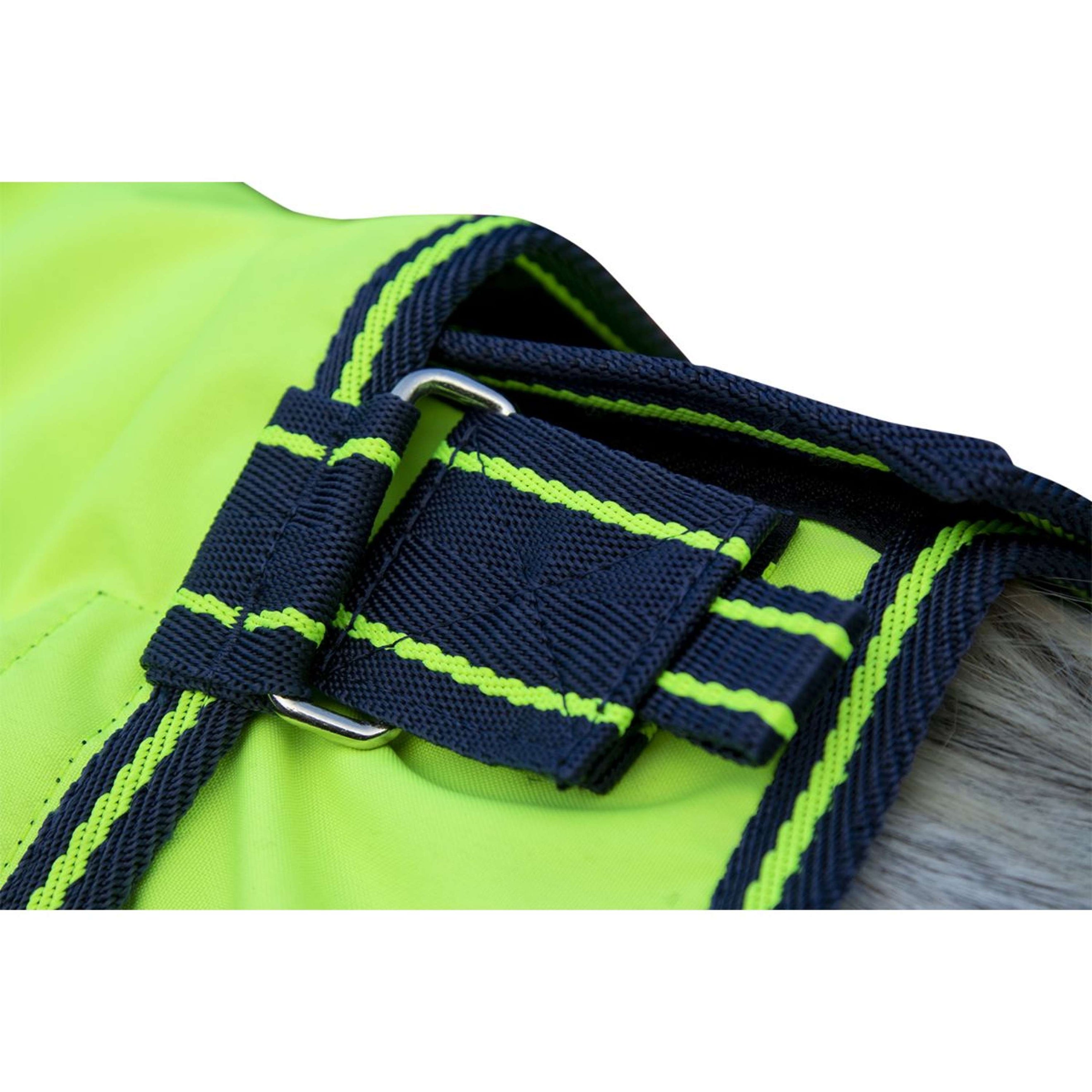 HKM Couvre-reins avec Couvre-cou Amovible Néon Jaune HKM Couvre-reins avec Couvre-cou Amovible Néon Jaune