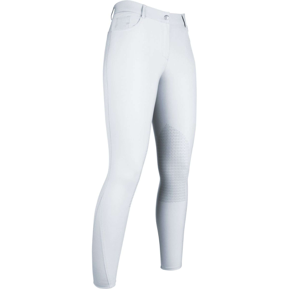 HKM Pantalon d'Équitation Sunshine Competition Silicone Genouillères Kids Blanc