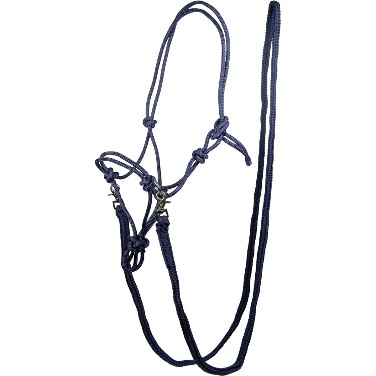 HKM Licol en Corde avec Rênes Noir