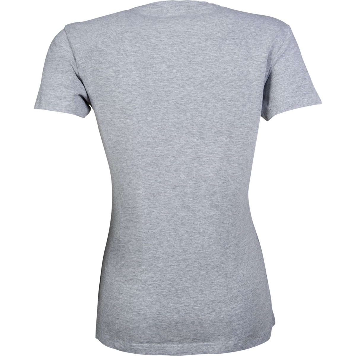 HKM Chemise Horses leave Hoofprints Manches Courtes Gris