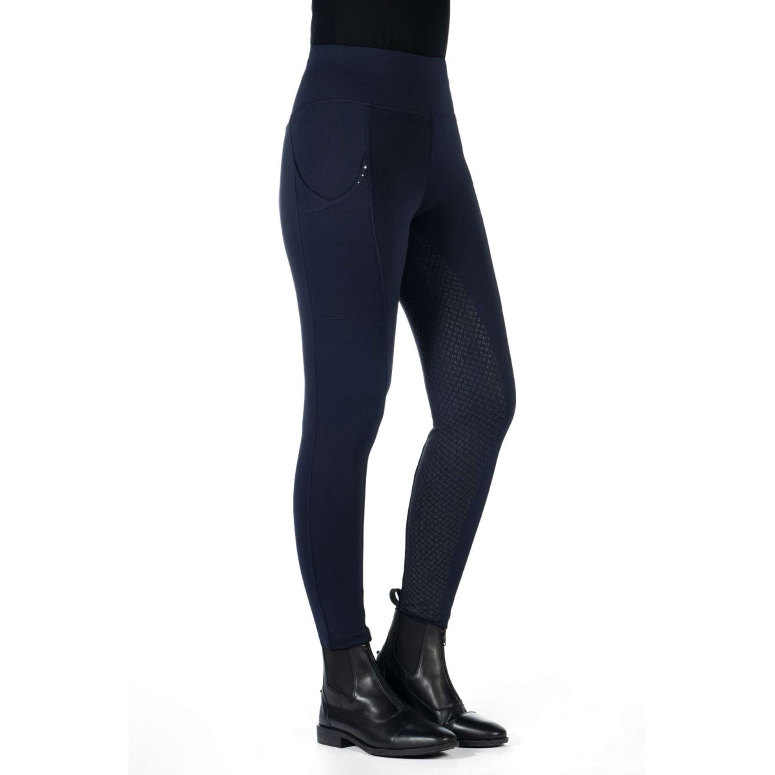 HKM RijleggingLegging d'Équitation Cosy II Full Grip Bleu Foncé HKM RijleggingLegging d'Équitation Cosy II Full Grip Bleu Foncé