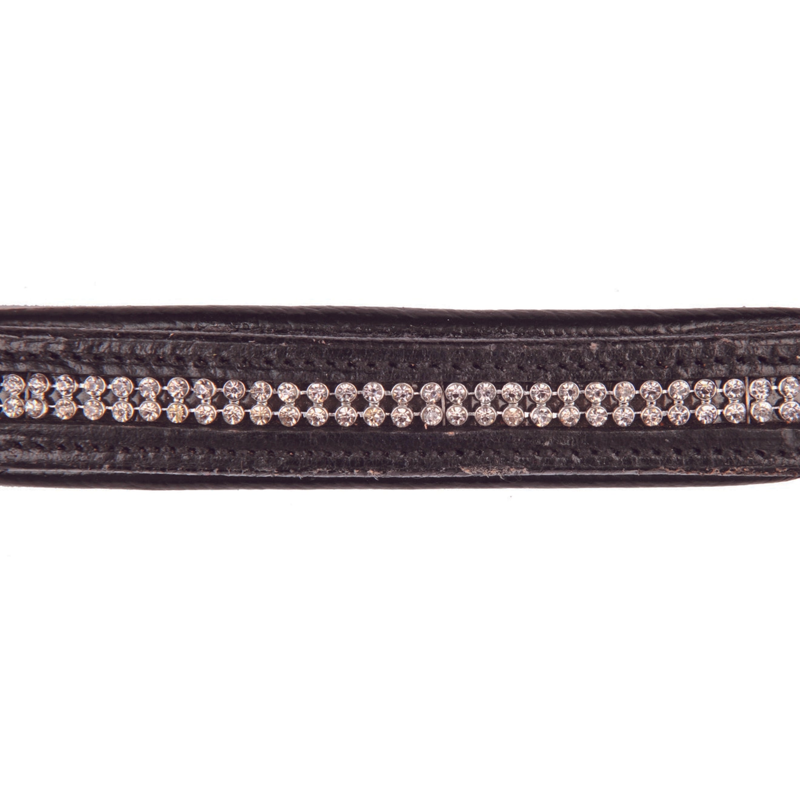 HKM Licol Diamond Cuir Noir