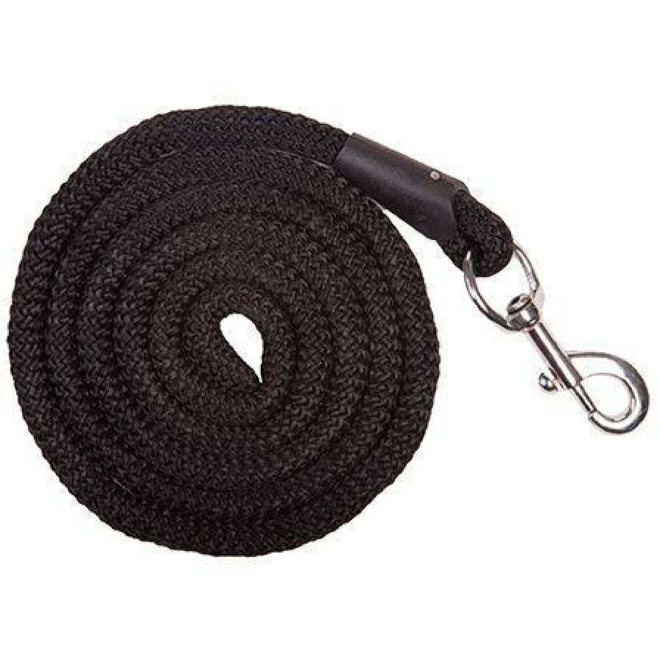 HKM Corde pour Licol Aken avec Mousqueton Noir HKM Corde pour Licol Aken avec Mousqueton Noir