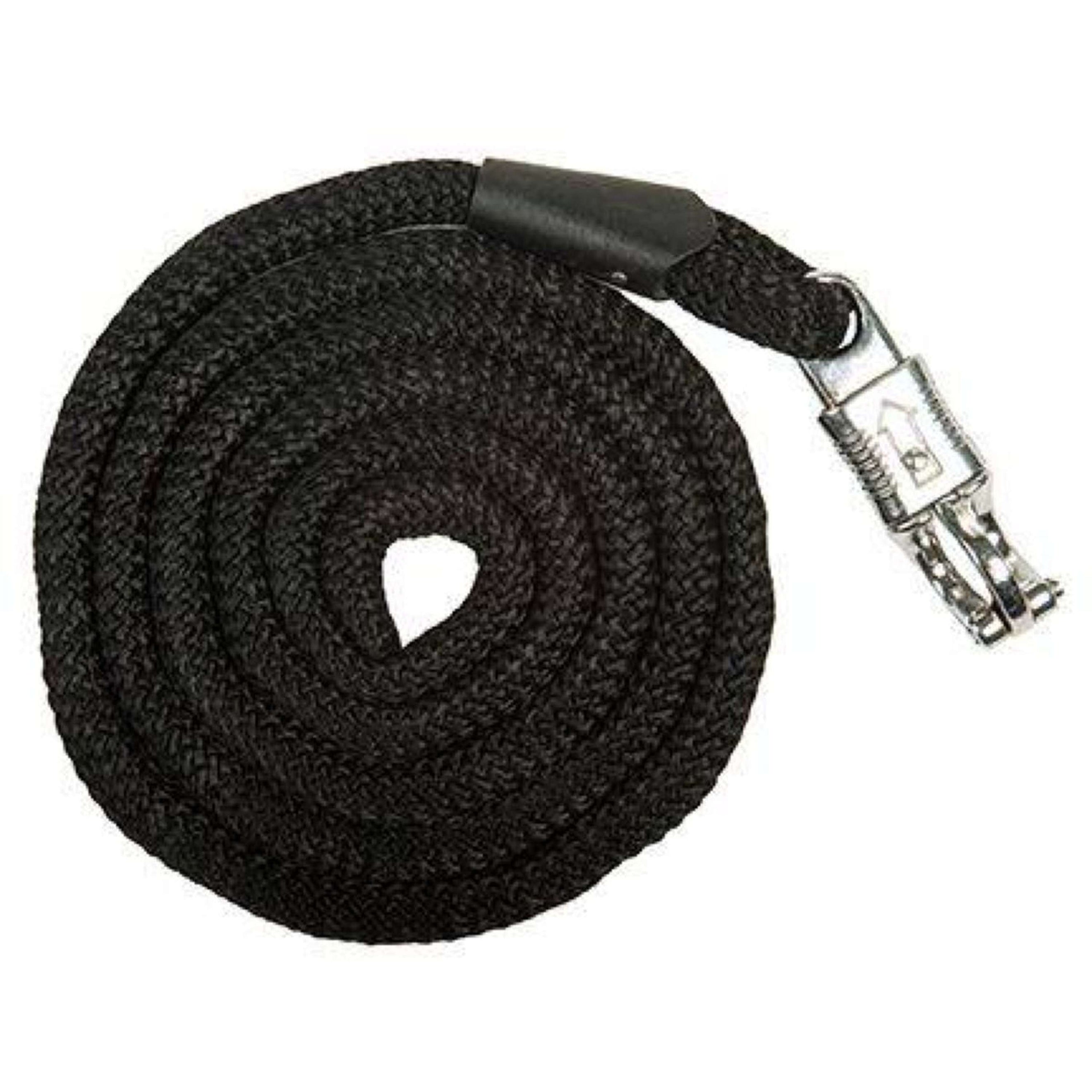 HKM Corde pour Licol Aken avec Crochet Panique Noir HKM Corde pour Licol Aken avec Crochet Panique Noir