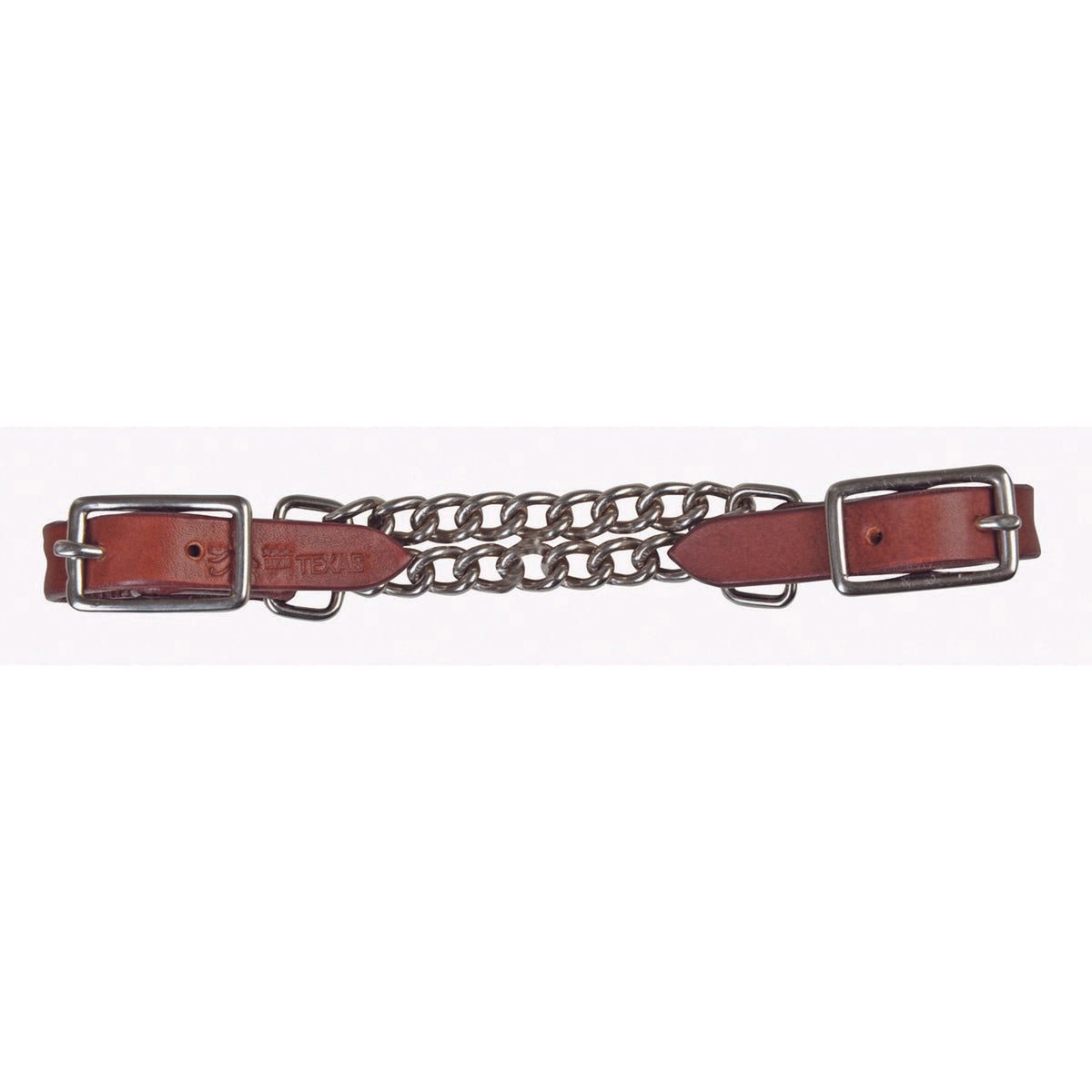 HKM Western Gourmette Western Double Marron foncé