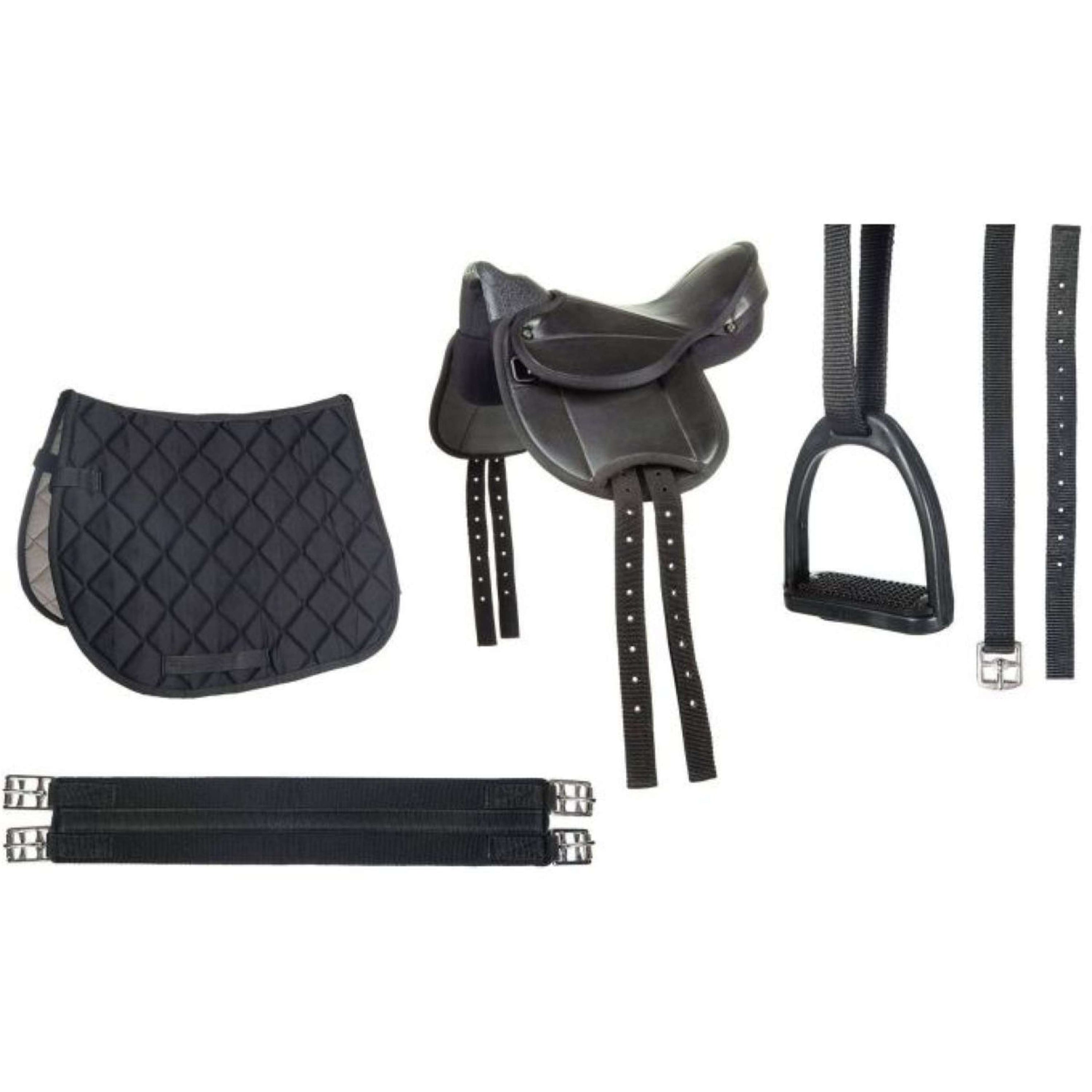 HKM Selle à Poney Beginner Noir HKM Selle à Poney Beginner Noir