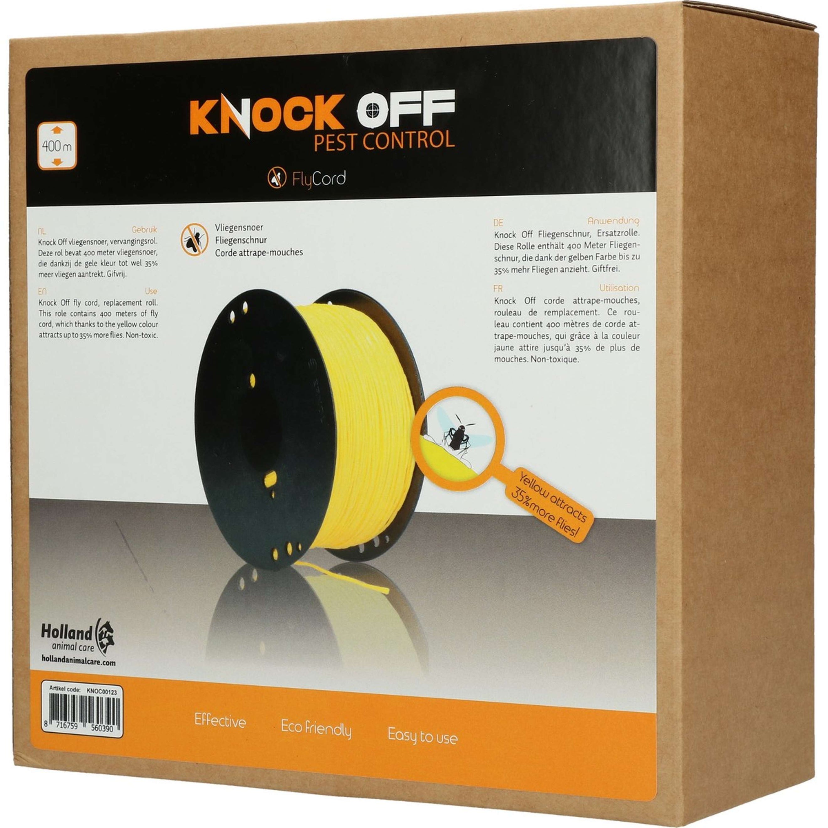 Knock Off Corde Attrape-mouches Rouleau de Remplacement Knock Off Corde Attrape-mouches Rouleau de Remplacement