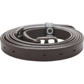 HORKA Étrivière Cuir Marron/Argent