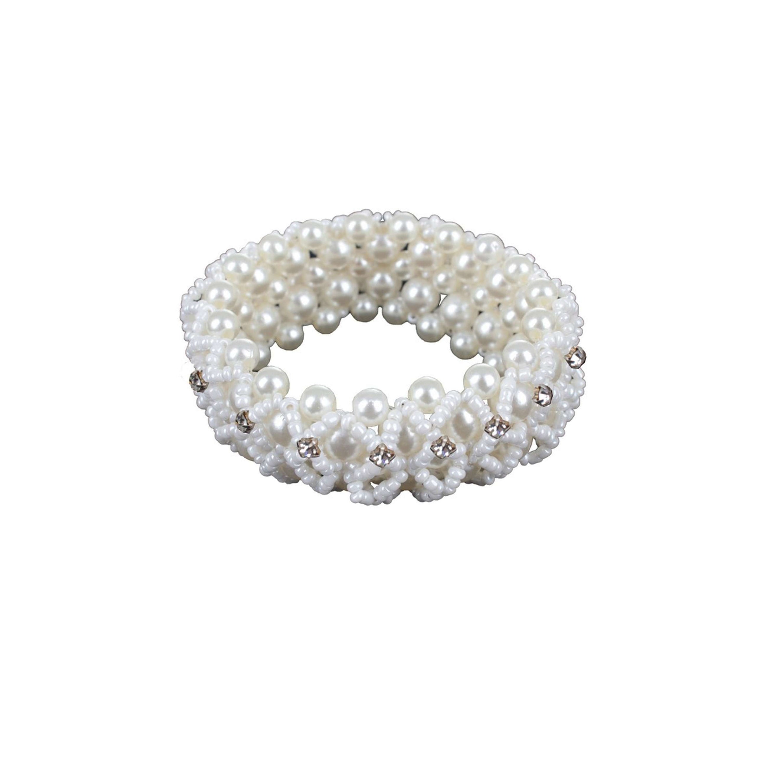HORKA Noeud pour Cheveux Crystal Blanc HORKA Noeud pour Cheveux Crystal Blanc